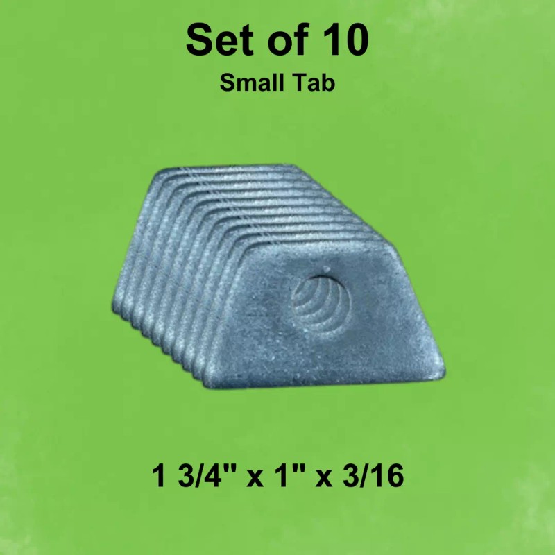 Core Logic Roll Cage Weld Tab kit 70 Tabs, Steel