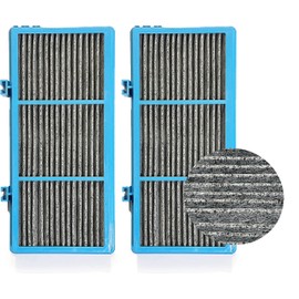 Nispira True HEPA + filtro de carbón activado infundido compatible con purificador de aire Holmes AER1 HAPF30AT – 1.2 x 10 x 4.6 pulgadas, 2 paquetes