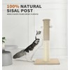 Made4Pets Cat Scratching Post 23.6", Tall Scratching Posts for Indoor