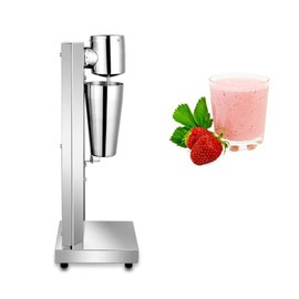 Electric Milkshake Maker, 110V 18000RMP Commercial Stainless Steel Drink Mixer Machine Smoothie Malt Blender with 2 Speed Adjustable (Single Head)