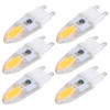 6PCS G9 LED COB Light Bulb 500LM Ceiling Lamp Bulb