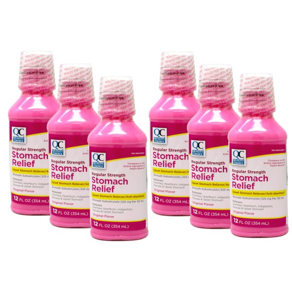Quality Choice Stomach Relief, Regular Strength, Upset Stomach Reliever/Anti-Diarrheal, Original