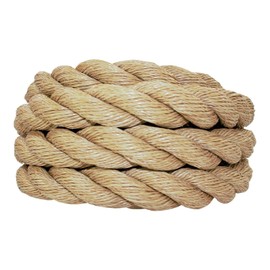 SGT KNOTS Twisted ProManila Rope - UnManila, Twisted 3 Strand Outdoor Rope, Lightweight Synthetic Rope for DIY Projects, Marine, Commercial (1.5" x 25ft)