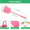 6 Pack Heavy Duty Fly Swatters, Extra Long 17.7in Plastic