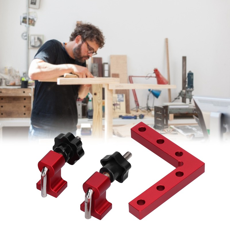 Carpenter Clamping Tool Right Angle Clamp 90° L Shaped Auxiliary