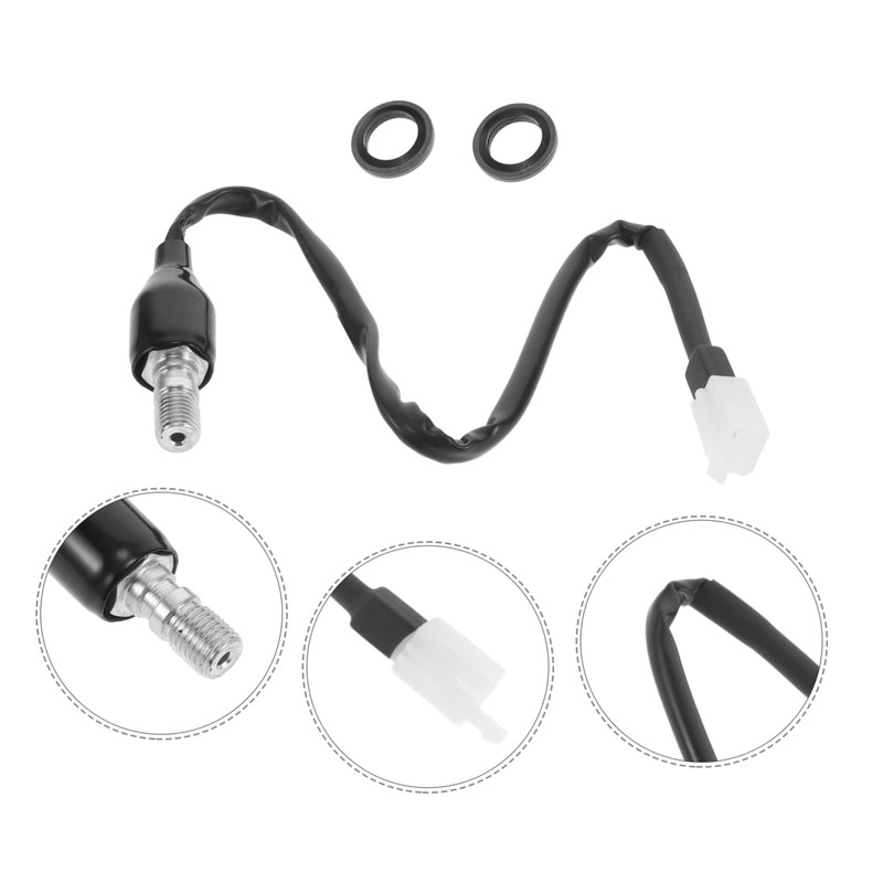 Zerodeko Motorcycle Scooter Brake Light Pressure Switch Rear Discrotor Compatible