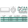 Round Sleeves with Internal Thread, Stainless Steel A2/V2A, Threaded Sleeves,