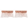 2Pcs Thin Metallic Mesh Table Runner Glitter Sequin Table Runners