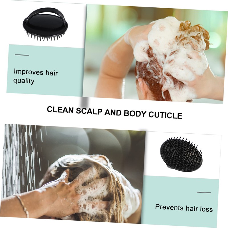 OHPHCALL Scalp Exfoliator Brush Shampoo Brush Scalp Massager for Dandruff