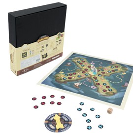 LoveDabble Pirate's Paradise: Conquer The Mysterious Island! As Captain, Lead Your Crew to Victory with Tactics & Loot | Board Games for Family Night | Gifts for Kids