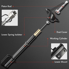 A-Premium Front Pair (2) Struts Assembly Compatible with Mitsubishi Endeavor 2004 2005 2006 2007 2008 2010 2011 V6 3.8L, Driver and Passenger Side