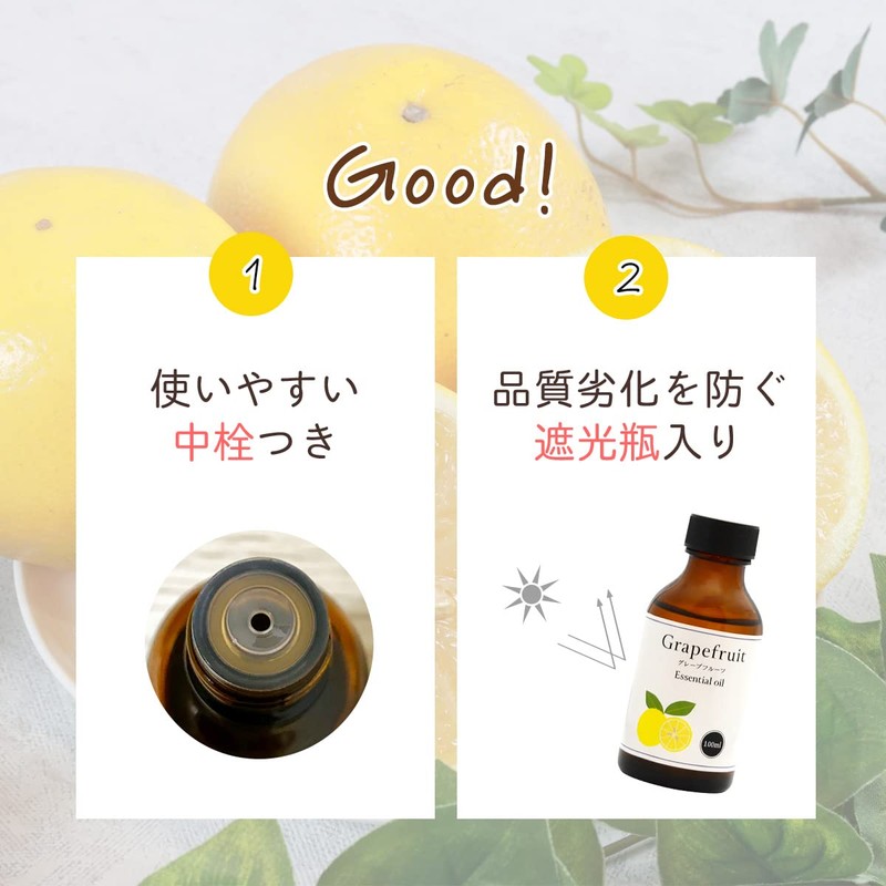 Natural 100% Grapefruit Oil 100ml Aroma Oil Essential Oil