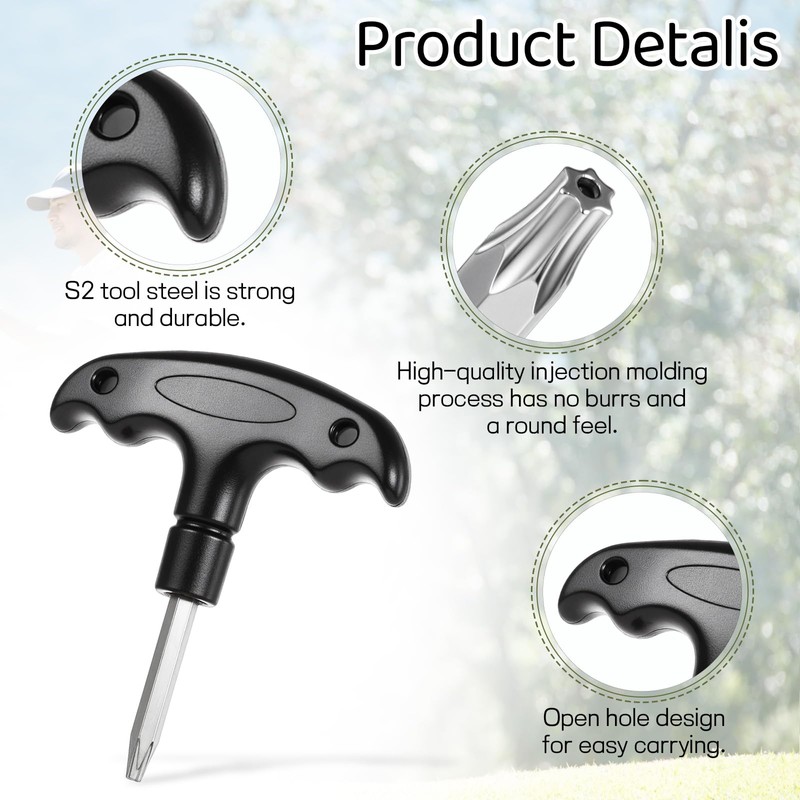 EupHHonycs Golf Wrench Tool Stainless Steel Adjustable Golf Driver with