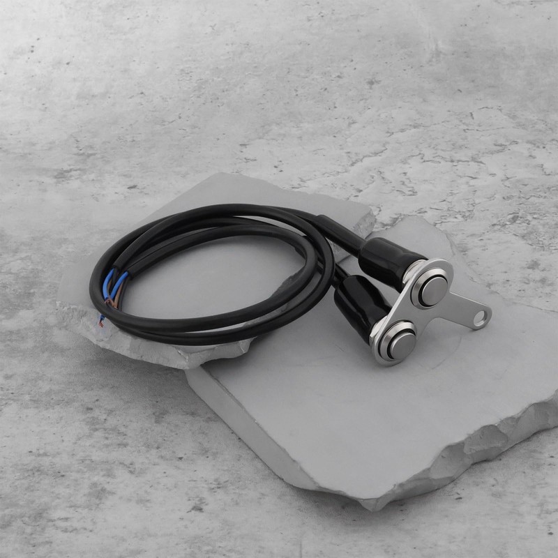 OTOTEC 12V LED Motorcycle Handlebar Switch Adjustable Mount Stainless Steel