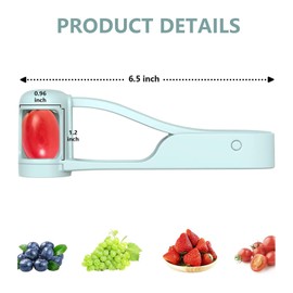 Fruit Slicer Tool,Grape Strawberry Vegetable Salad Food Slicers,Kitchen Multifunctional Stainless Steel Shopper Portable Gadgets,Cherry Tomato Grapes Cutters Cutting Tools,Fruit Cutter,Salad Cutter