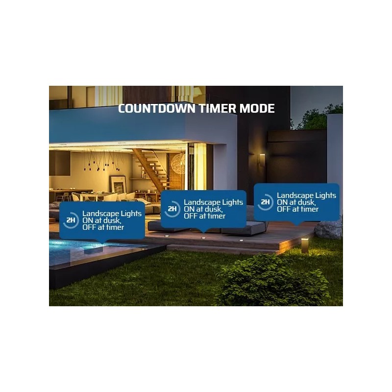 DEWENWILS 300W Low Voltage Transformer Dusk to Dawn Sensor &