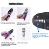 Glarks Coaxial Cable Tool Set, Coax RF Connector Crimping Tool