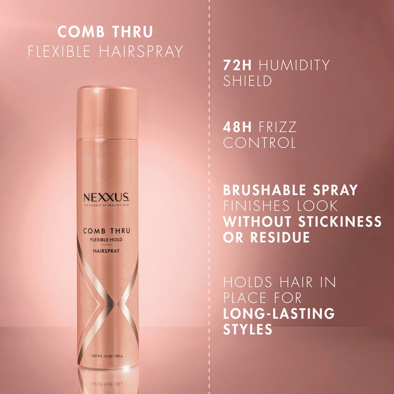 Nexxus Comb Thru Finishing Mist Hair Spray, Volume Spray, Hair