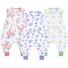 0.5TOG Toddler Sleep Sack with Feet,sleep sack 12-18 months with