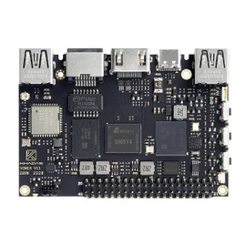 Khadas VIM1S Single Board Computer Multi-OS TV Box (Amlogic S905Y4) 2GB 16GB 2.4G/5G WiFi Bluetooth 5.0, Multi-Video Decoder, Streaming Media Player HD/4K/HDR, UHS-I TF Card Edition (VIM1S)
