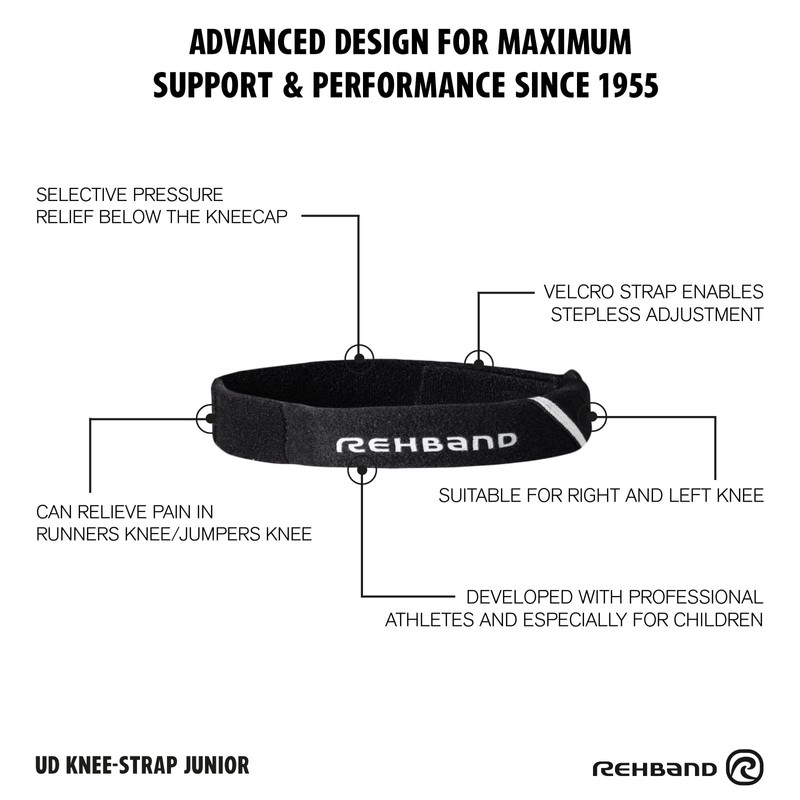 Rehband UD Children's Knee Brace, 1 Piece or 1 Pair,