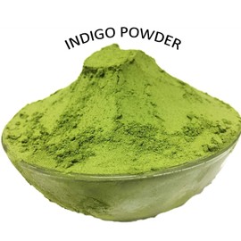 mi nature Indigo Powder 100% Pure Natural Organically Grown Indigo Powder- For HAIR (227g / (1/2 lb) / 8 ounces)