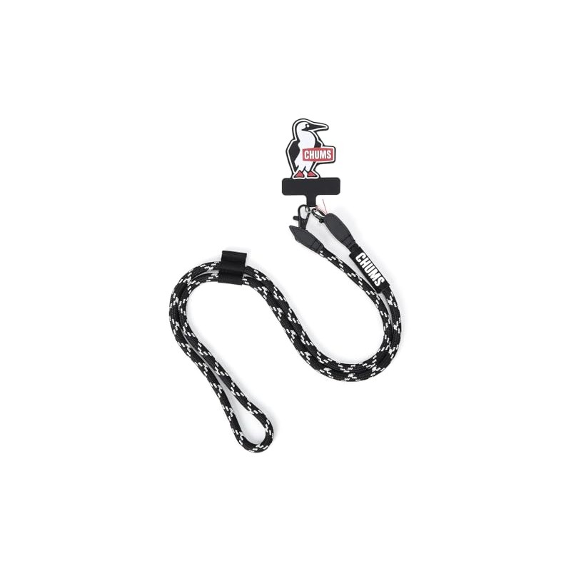 Chums Keychain - CHUMSnake Rope Strap, Black, Free size