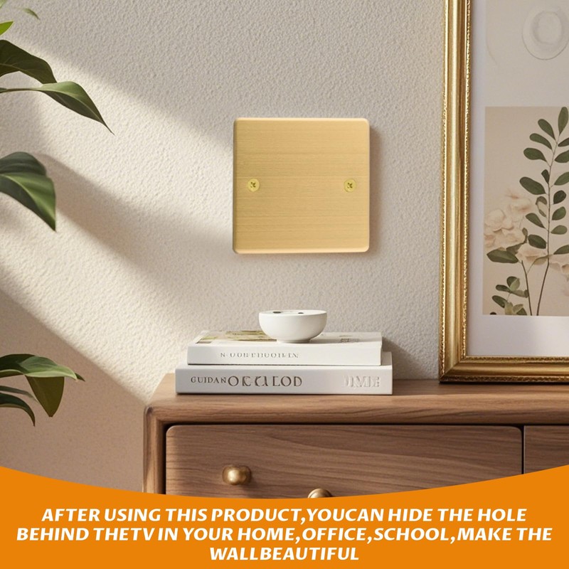 KIPTVO 2PCS Single Blanking Socket Plate, for Electrical Sockets Hidden
