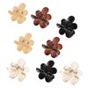 Healvian 8pcs Mini Flower Hair Clips Small Claw Clips for
