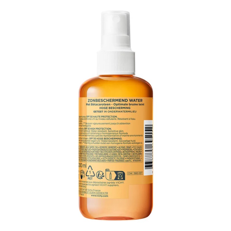 VICHY CAPITAL SOLEIL AGUA SOLAR BRONCEADORA FPS 50