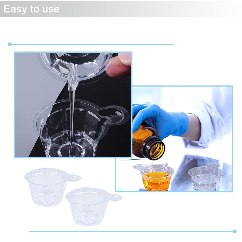 200 Pcs Plastic Disposable Urine Collection Cups 40 ML Plastic