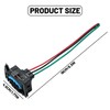Ollanoos 3Pin Auto Mk3 Ignition Plug, Waterproof Electronic Connector Wire