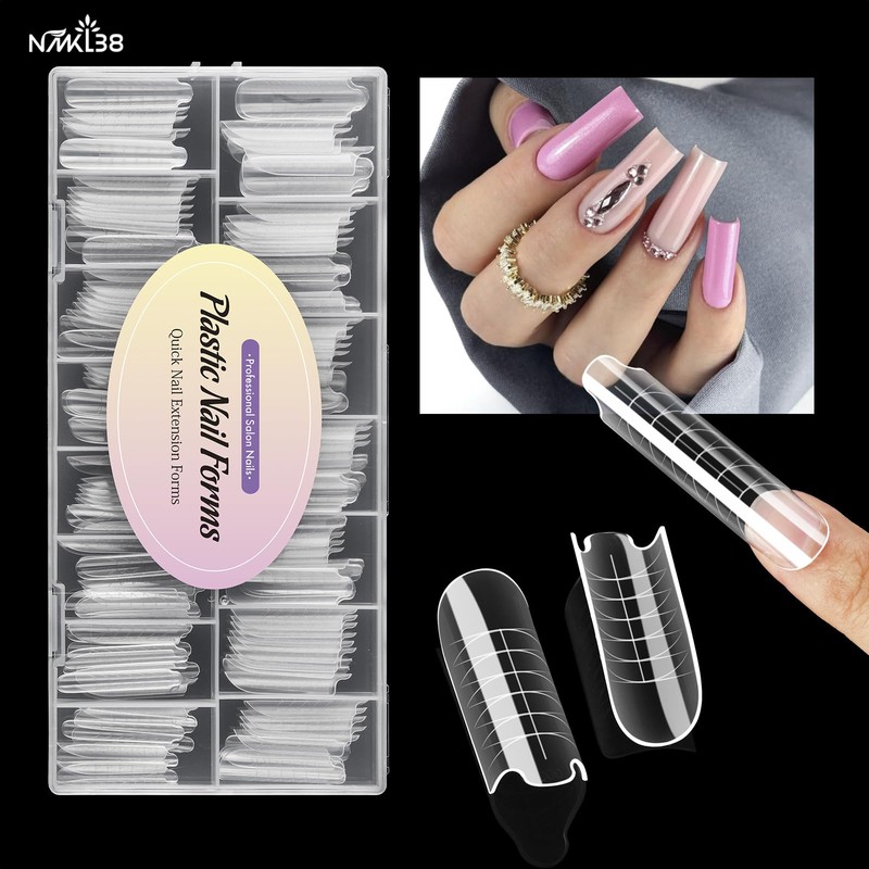 NMKL38 140PCS Dual Nail Forms Extension Poly Nail Gel Full