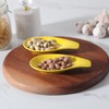 ONTUBE Ceramic Spoon Rests for Buffet Set of 4, Porcelain
