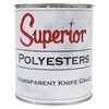 Superior Stone Polyester Transparent Knife-Grade Adhesive (1 Quart) for Natural