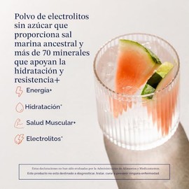 Trace Minerals zerolyte canister electrolitos en polvo 45 servicios sabor Sandia salada