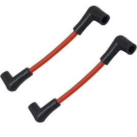 2 cables de bobina de encendido para bujía 18-8816 de 6 pulgadas, compatibles con OMC Johnson Evinrude V4-V6 de 10-235 HP, intercambiables con 582365 