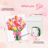 3D Popup Mother's Day Card | Musical Lights Up Tulips