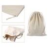 15pcs Cotton Drawstring Bags,Double Drawstring Cotton Cloth Bag,8 * 10cm