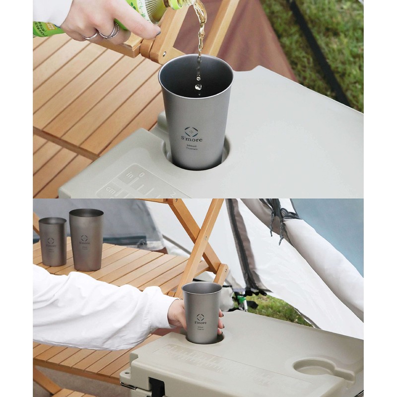 S'more Titanium Tumbler Single500 Titanium Tumbler, 16.9 fl oz (500