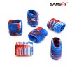 SAMSFX Fishing Reel Handle Grips Knob Covers Multicolor Optional (6PCS,