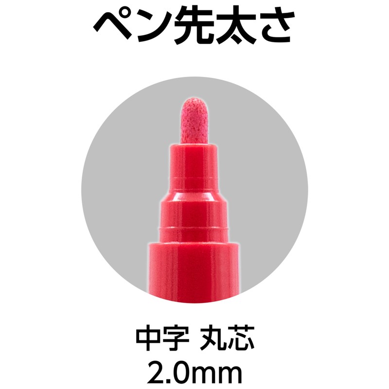 Shinwa Sokutei 79303 Super Durable Paint Marker, Medium Point, Round