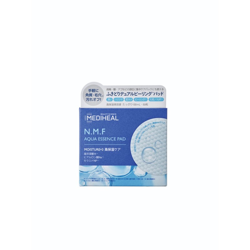 MEDIHEAL, N.M.F Aqua Essence Pads, 4.6 fl oz (130 ml),