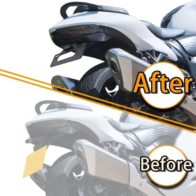 REARACE Fender Eliminator Tail Tidy Fit for GSX1300R HAYABUSA 2022-2026