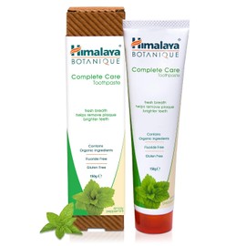 Himalaya Complete Care Toothpaste - Simply Peppermint 5.29 oz/150 gm (1 Pack) Natural, Flouride-Free & SLS Free