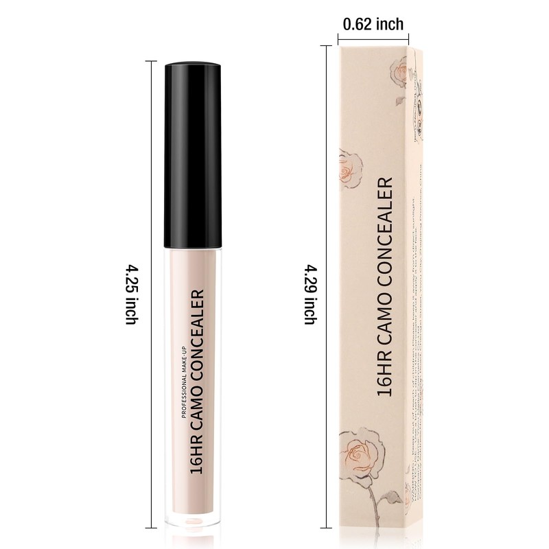 AFGHOUZ 2Pcs Under Eye Concealer Stick, Full Coverage Multi-Use Concealer