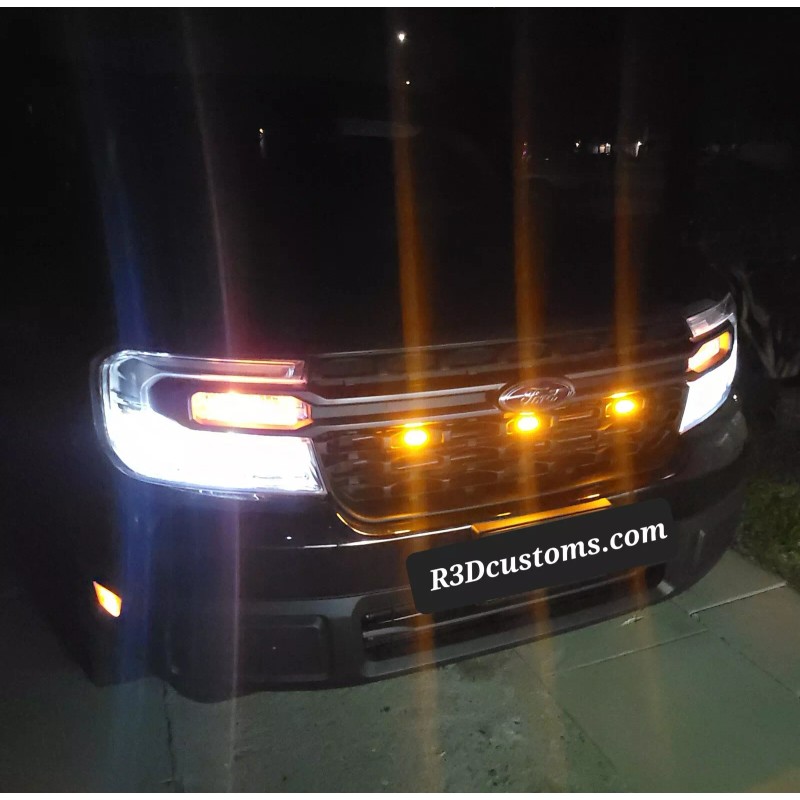 Raptor Ford Maverick XLT 2022-2023 Raptor Style Grill Amber (smoked)