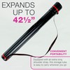 U.S. Art Supply Poster Tube - Telescoping Adjustable 25" to