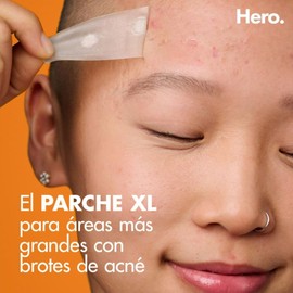 Hero Parches para Acné Invisible+ de Día, 36 pzas. Sin Medicamento, Probados Dermatológicamente + Hero Parches para Acné Mighty Patch Surface, 10 pzas. Tamaño XL para Brotes de Acné más Grandes