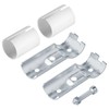 eoere 20 Sets T Pipe Connector Tee Clamp Fittings, Fits